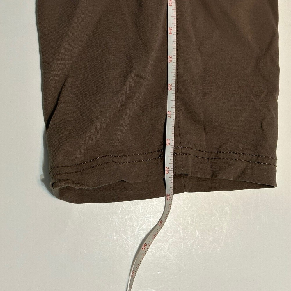 Prana Nylon Pants Mens Size 34 x 30 Slim Fit Chino Breathable Hiking Clothes - Picture 9 of 11